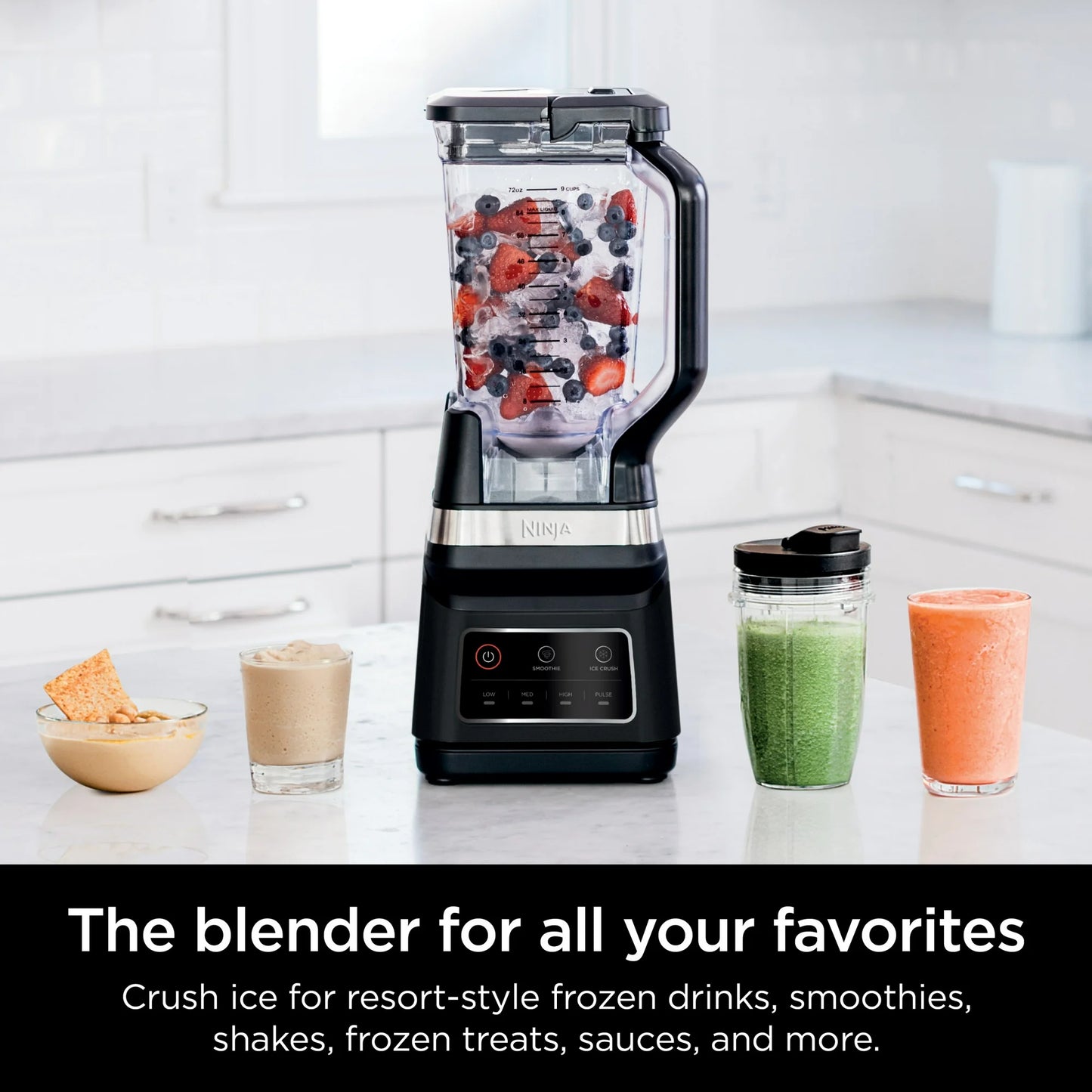 Ninja Professional Plus Blender with Auto-iQ and 72-oz.* Total Crushing Pitcher & Lid, Black
