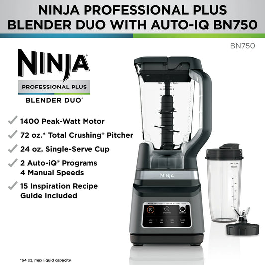 Ninja® Professional Plus Blender DUO® with Auto-iQ®