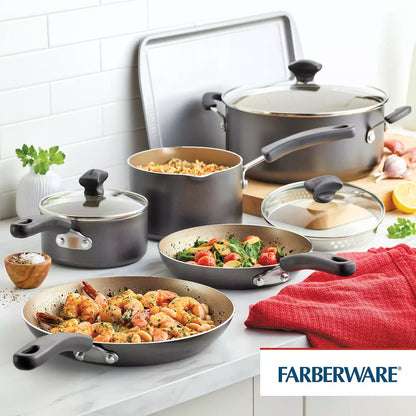 Cookstart 15-pc. DiamondMax Nonstick Cookware Set