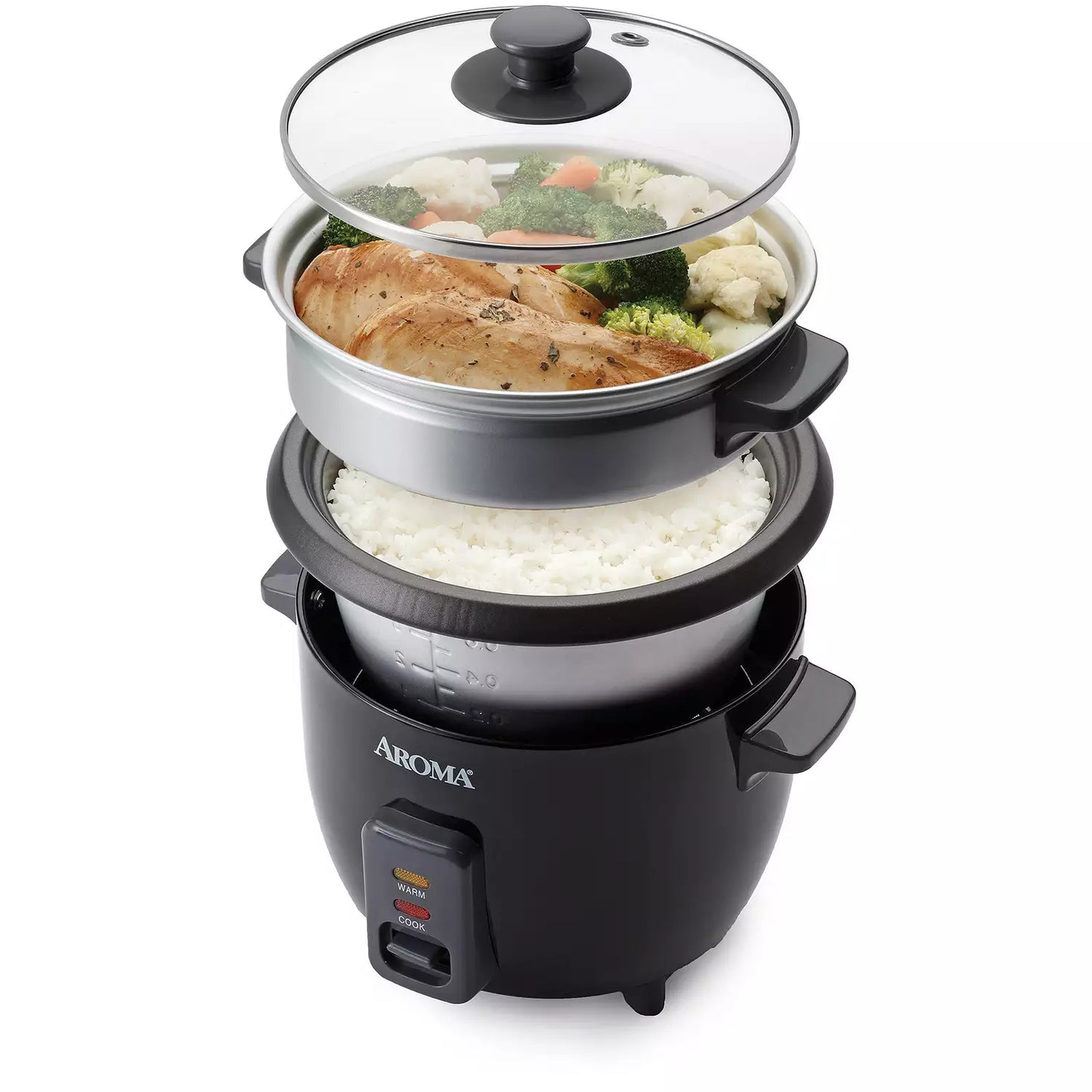 6-Cup (Cooked) / 1.5-Qt. Rice Cooker and Food Steamer