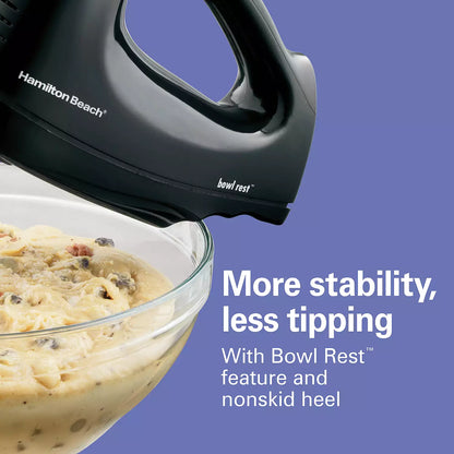 Hamilton Beach Performance 6-Speed Hand Mixer with Snap-on Case