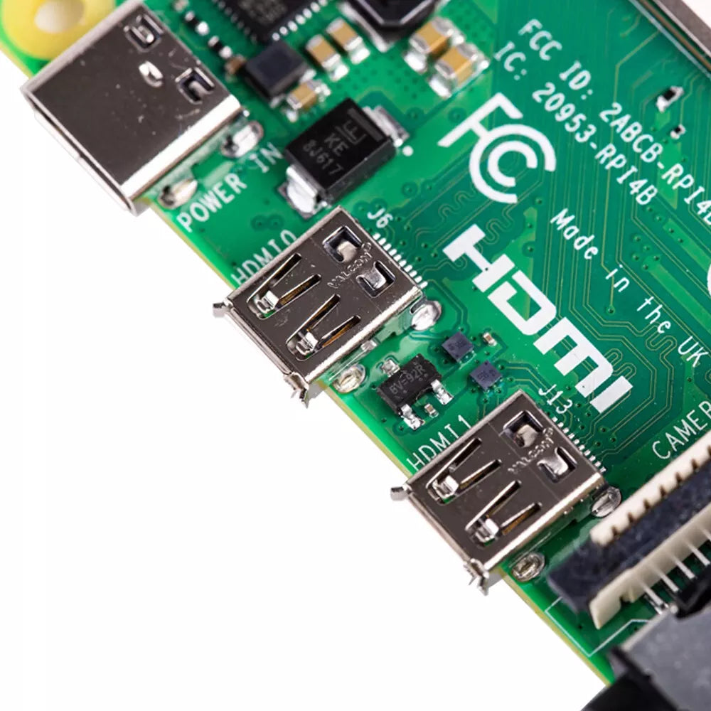 Raspberry Pi 4 Computer Model B 8GB Single Board Computer Suitable for Building Mini PC/Smart Robot/Game Console/Workstation/Media Center/Etc.
