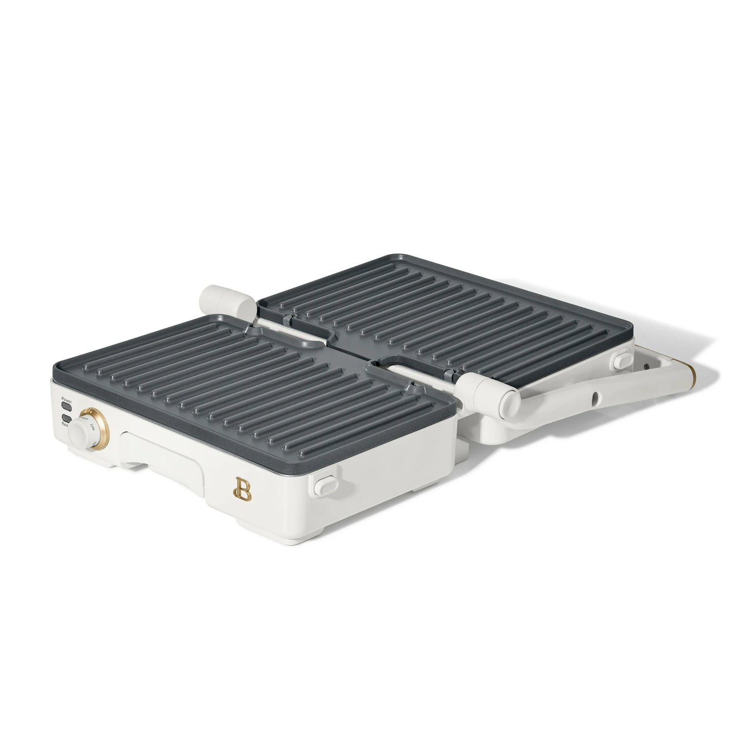 Beautiful 2-in-1 Panini Press & Grill, White Icing by Drew Barrymore