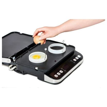 Yedi Total Package 6-in-1 Digital Indoor Grill, Waffle Maker, Panini Press, Griddle, with Deluxe Accessory Kit