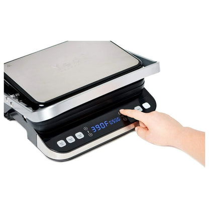 Yedi Total Package 6-in-1 Digital Indoor Grill, Waffle Maker, Panini Press, Griddle, with Deluxe Accessory Kit