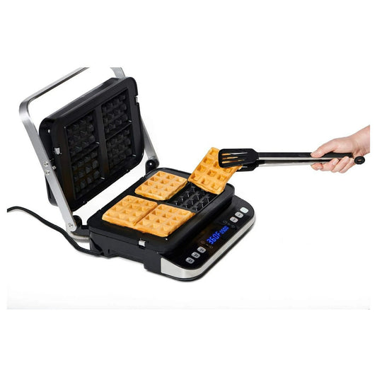 Yedi Total Package 6-in-1 Digital Indoor Grill, Waffle Maker, Panini Press, Griddle, with Deluxe Accessory Kit